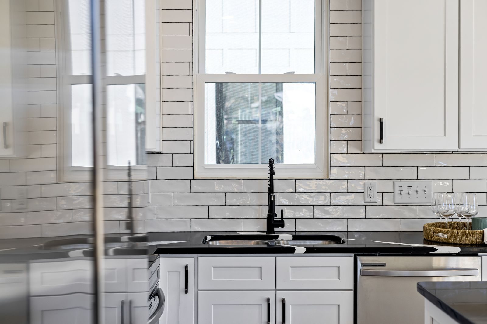 Modern kitchen sink and faucet in a West Palm Beach, FL home